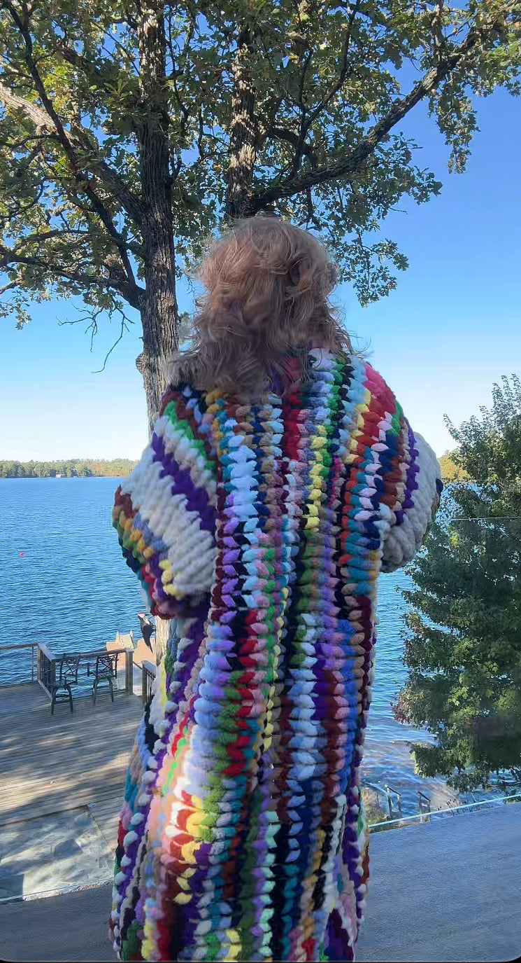 LONG Chunky Knit Sweater