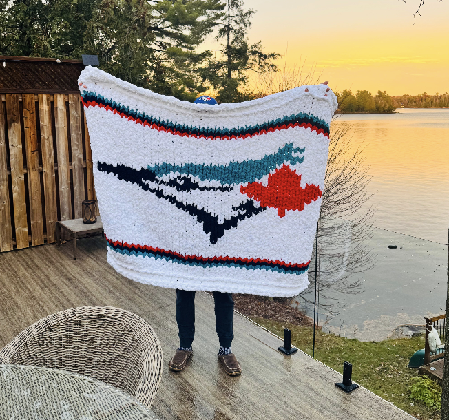 Blue Jays Medium Blanket PATTERN