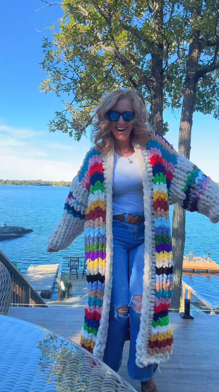 LONG Chunky Knit Sweater