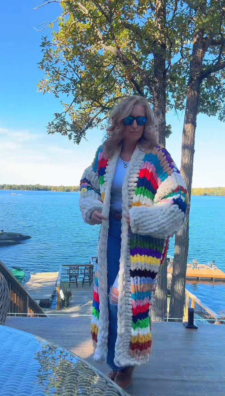 LONG Chunky Knit Sweater