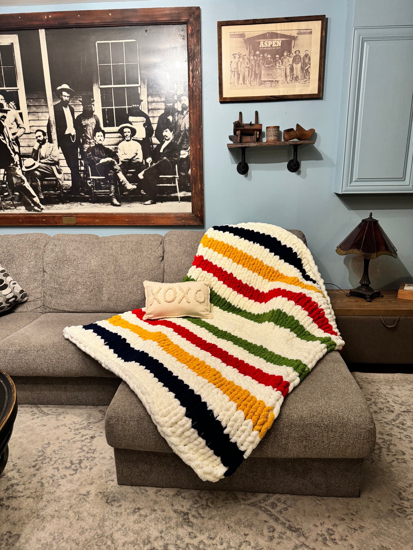 Hudson Bay Inspired Medium Blanket