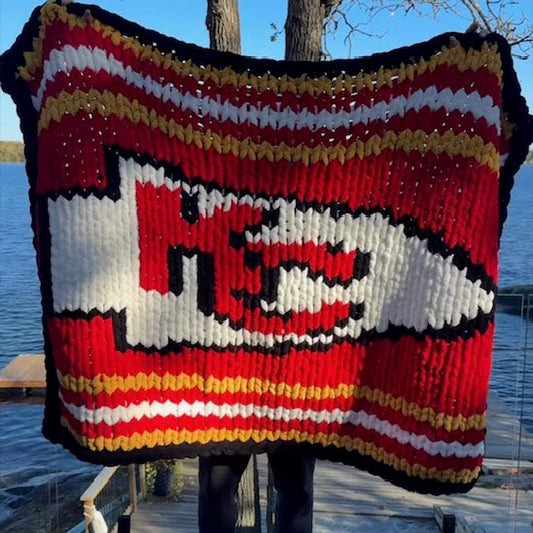 Kansas City Cheifs BLANKET PATTERN