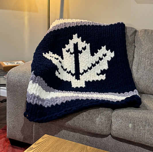 Toronto Maple Leafs THROW PATTERN